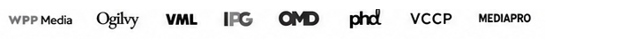 WPP Media, Ogilvy, VML, IPG, OMD, PHD, VCCP and Mediapro